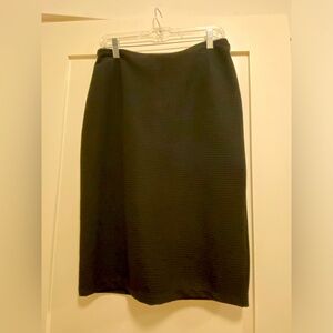 Black pencil skirt, medium